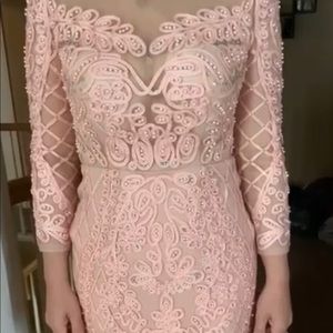 Pink dress long sleeve and maxi dress